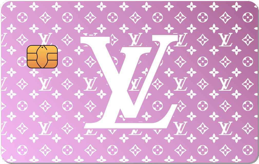 Louis Vuitton (LV) Pattern Metal Card - The Rich Card