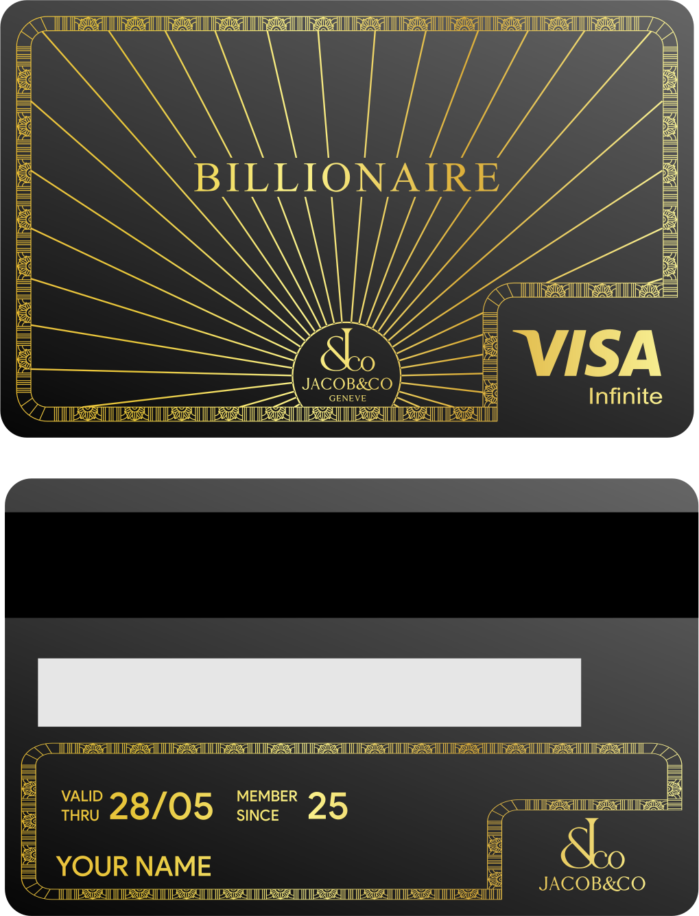 Billionaire Metal ATM Card