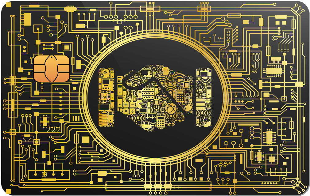 Bitcoin Hand Card