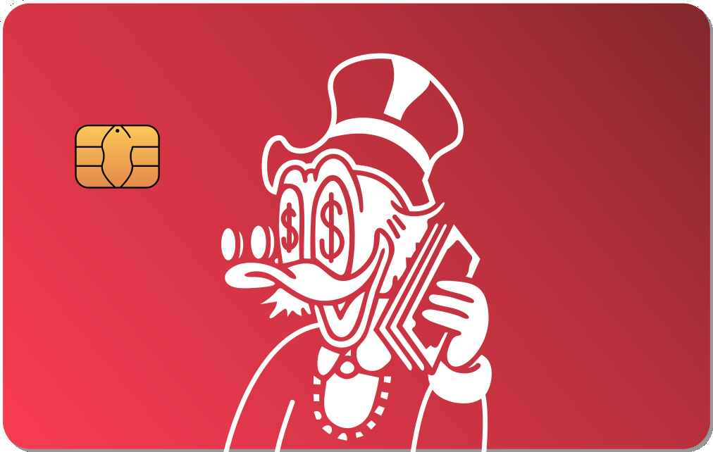 Duck Money Metal Credit Card - The Rich Card