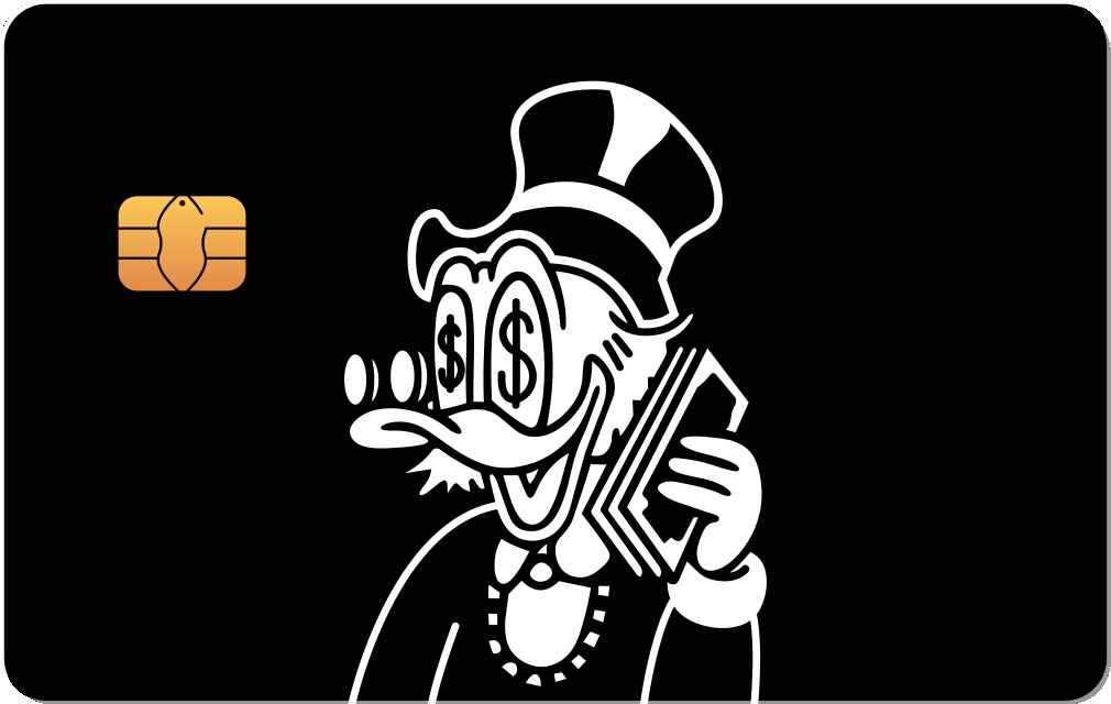 Duck Money Metal Credit Card - The Rich Card