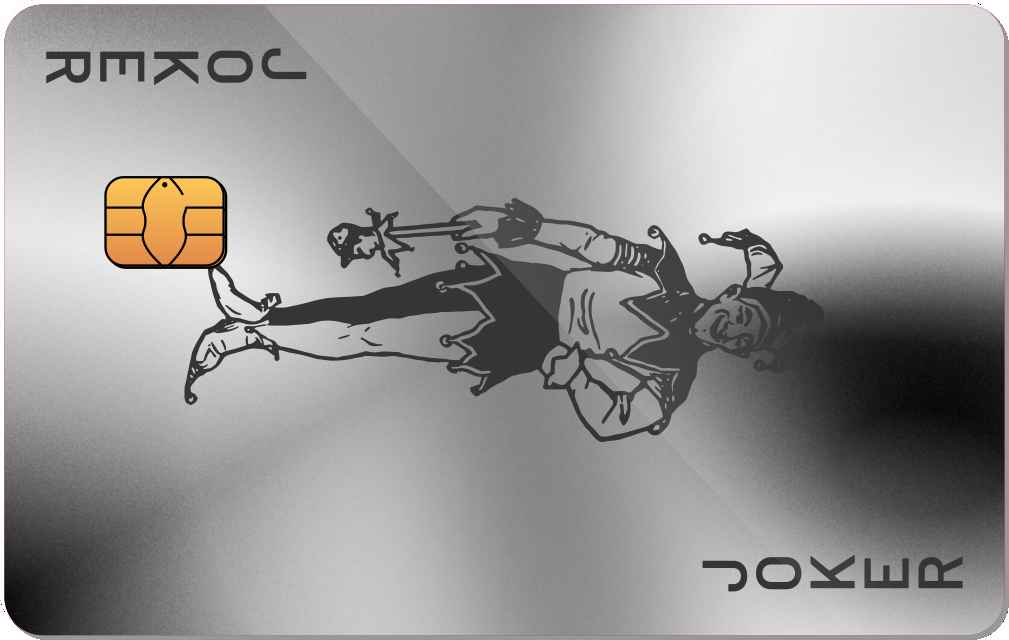 Joker Metal Credit Card - The Rich Card