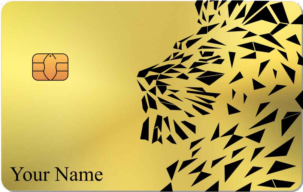 HSB Lion Metal Credit Card - The Rich Card