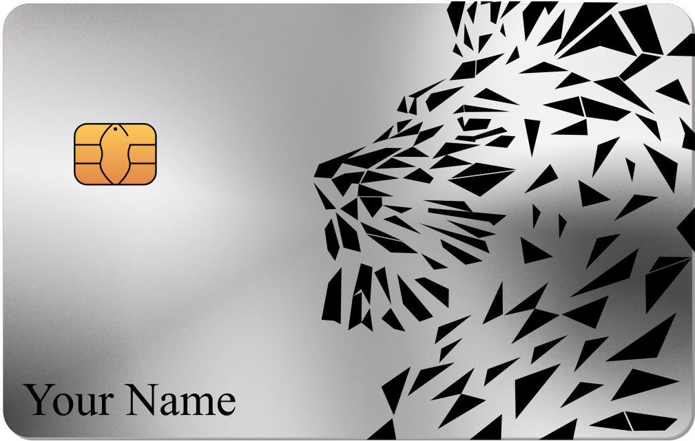 HSB Lion Metal Credit Card - The Rich Card