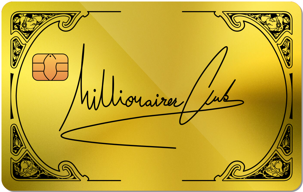 Millionaire Club Metal Card
