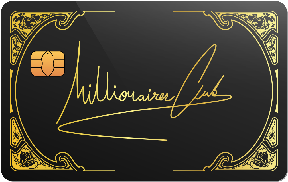 Millionaire Club Metal Card