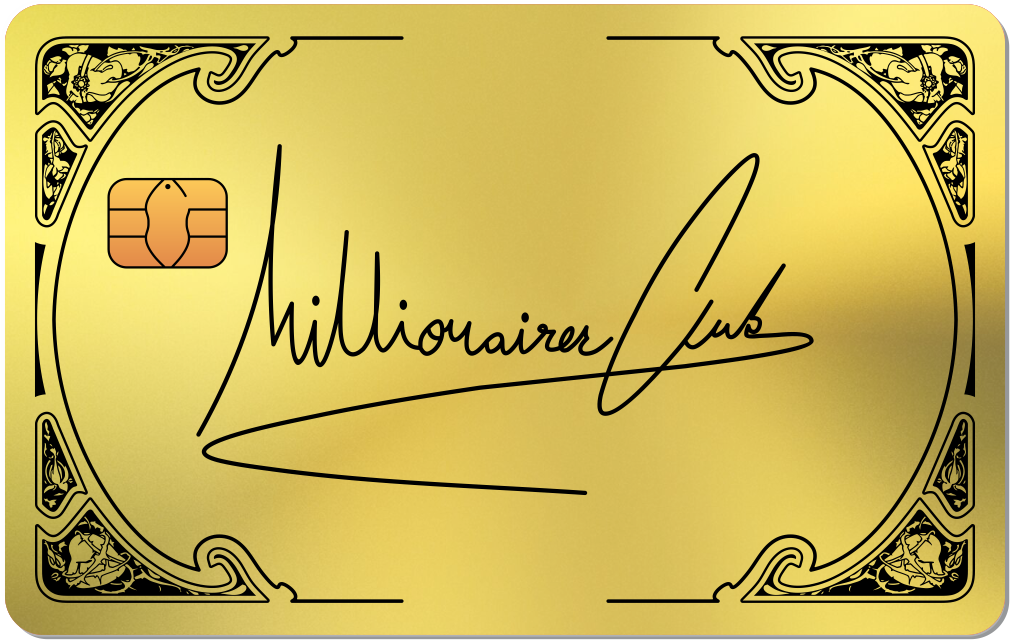 Millionaire Club Metal Card