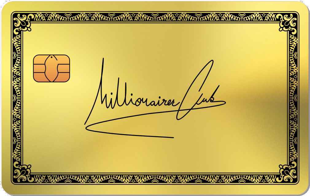 Millionaire Club Metal Card