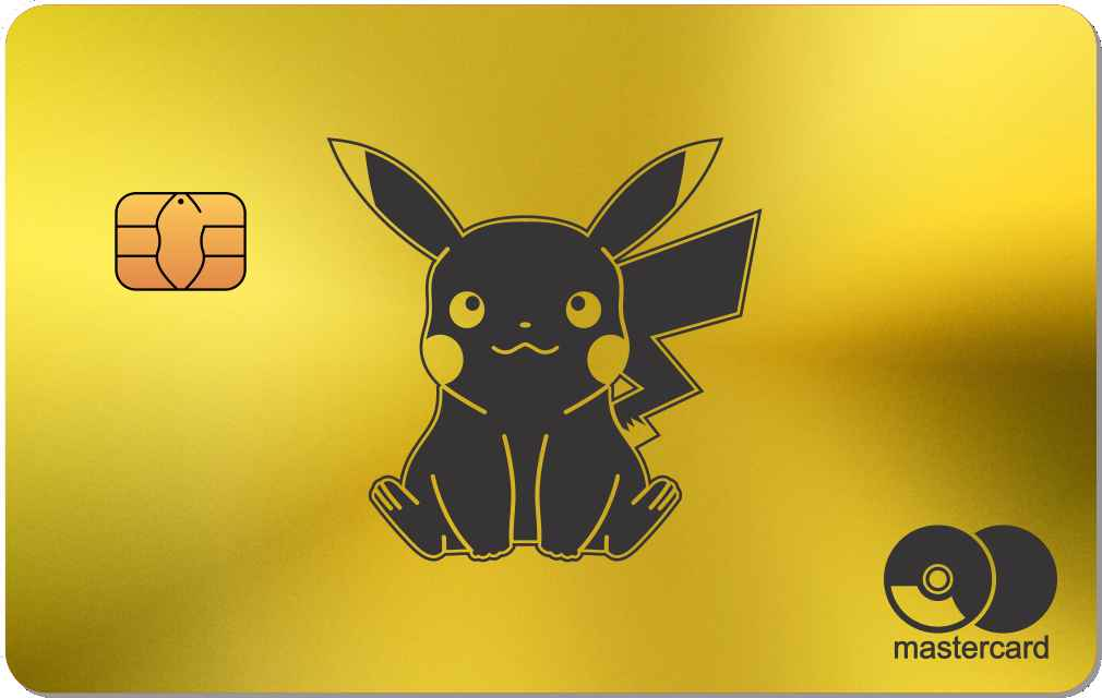 Pikachu Metal Card - The Rich Card