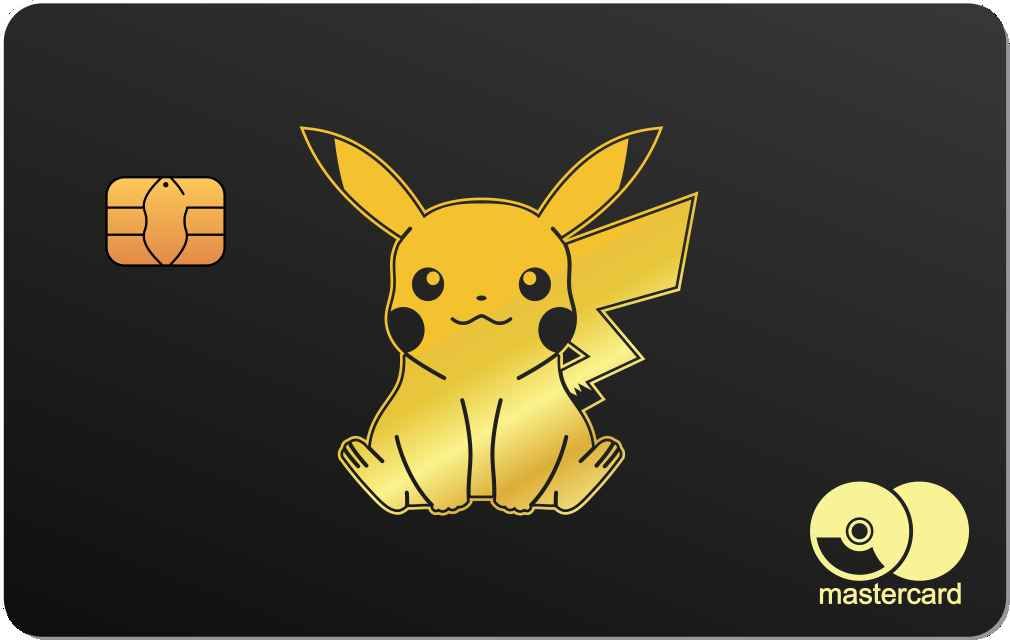 Pikachu Metal Card - The Rich Card