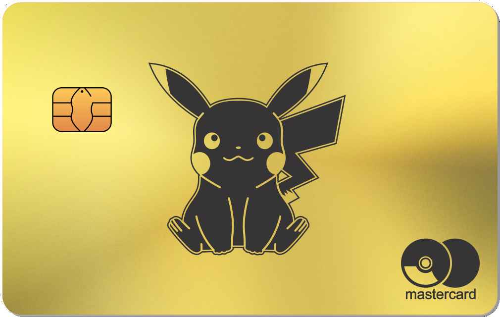 Pikachu Metal Card - The Rich Card