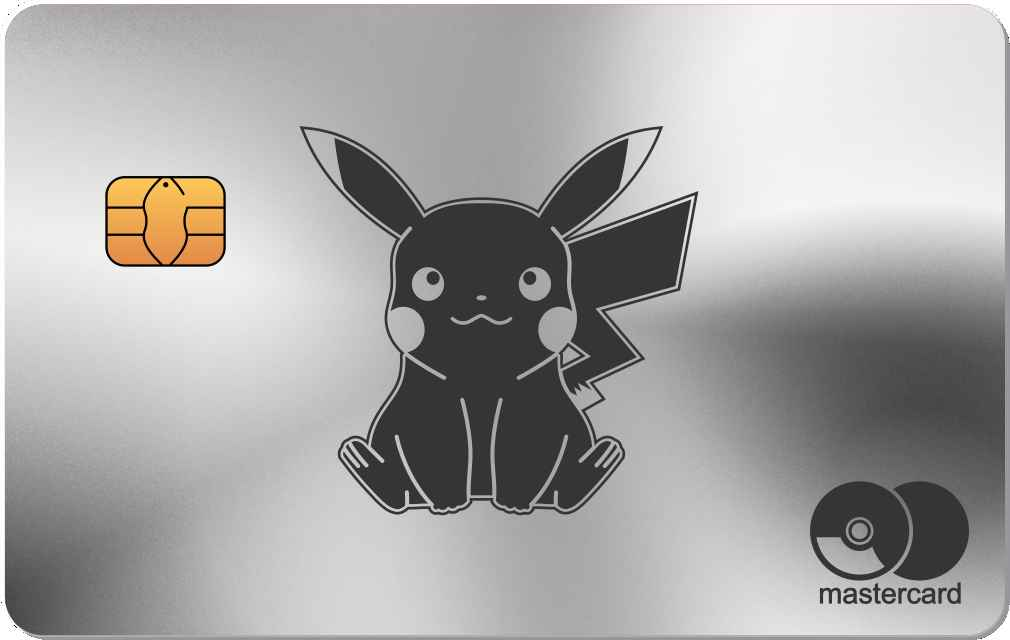 Pikachu Metal Card - The Rich Card