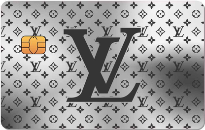 Louis Vuitton (LV) Pattern Metal Card - The Rich Card