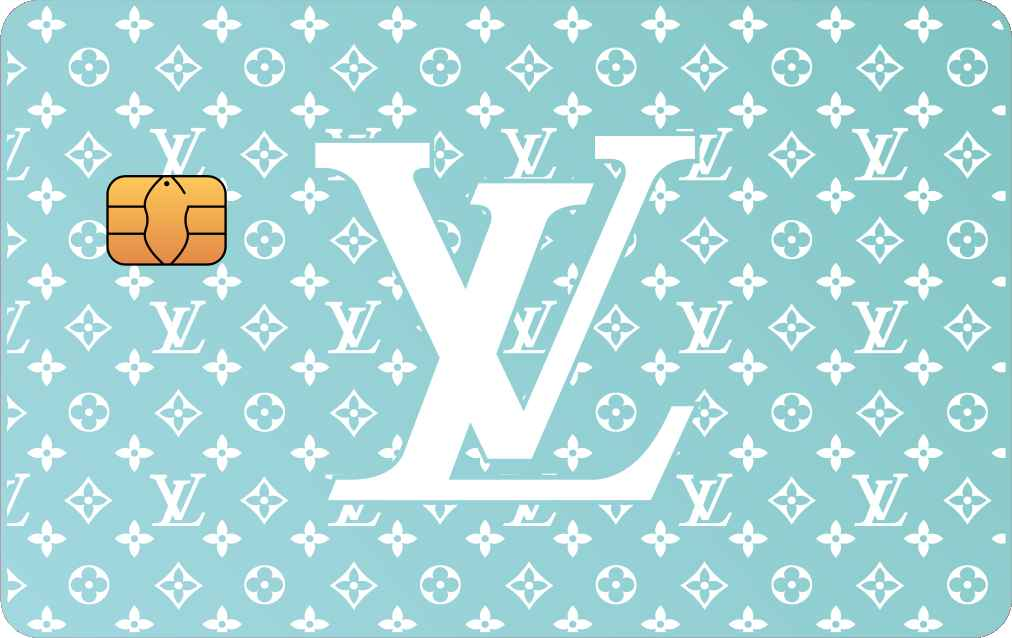 Louis Vuitton (LV) Pattern Metal Card - The Rich Card