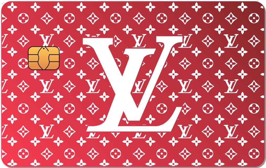 Louis Vuitton (LV) Pattern Metal Card - The Rich Card