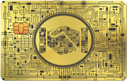 Bitcoin Hand Card
