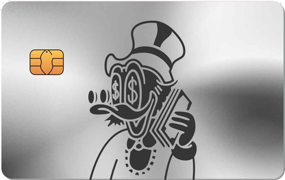 Duck Money Metal Credit Card - The Rich Card