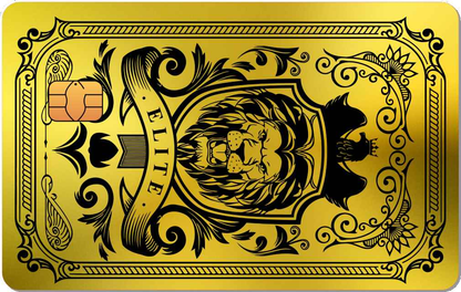 Elite Lion Metal Card - The Rich Card
