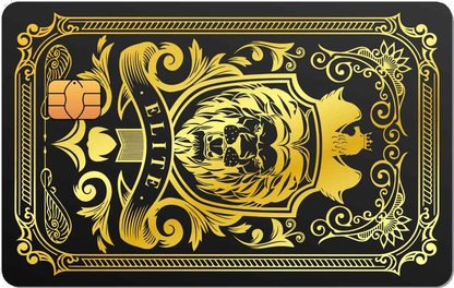 Elite Lion Metal Card - The Rich Card
