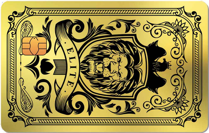 Elite Lion Metal Card - The Rich Card