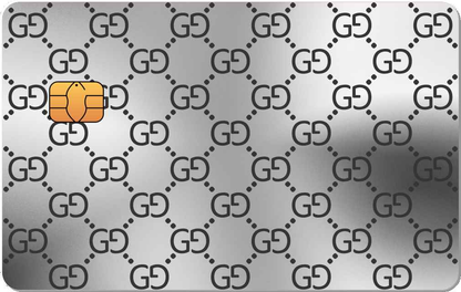 Gucci Pattern Metal Credit Card - The Rich Card