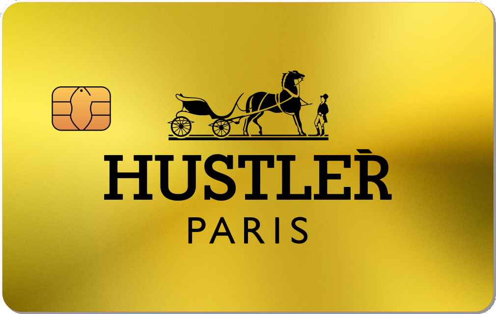 Hustler Metal Credit Card - The Rich Card