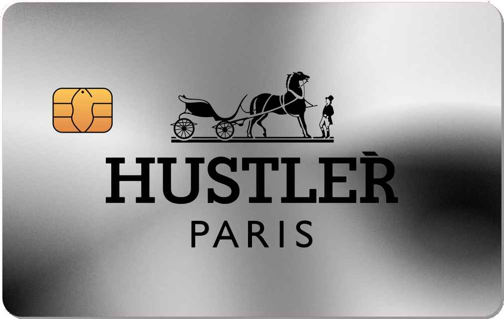 Hustler Metal Credit Card - The Rich Card