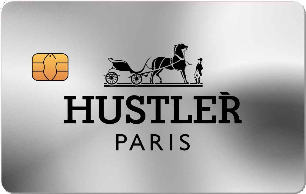 Hustler Metal Credit Card - The Rich Card