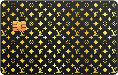 LV Pattern Metal Card - The Rich Card