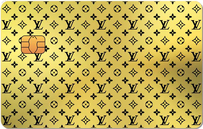 LV Pattern Metal Card - The Rich Card