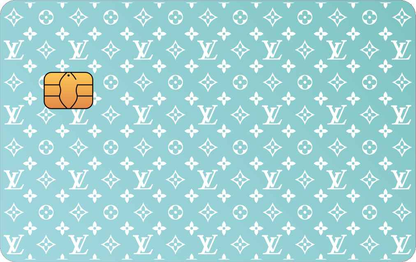LV Pattern Metal Card - The Rich Card