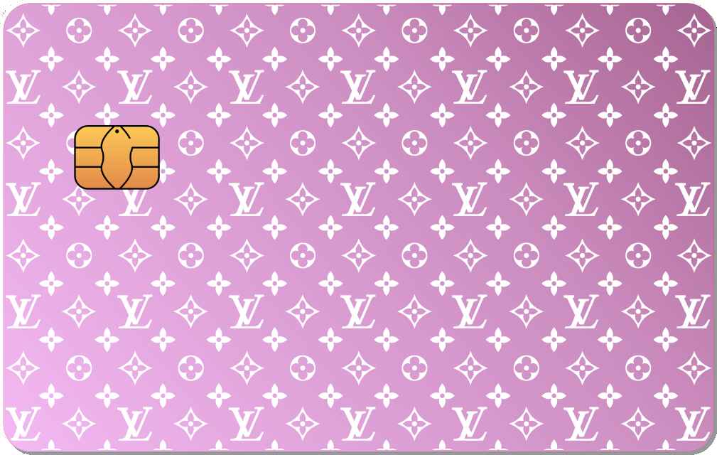 LV Pattern Metal Card - The Rich Card