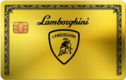 Lamborghini Metal Credit Card - The Rich Card