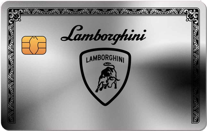 Lamborghini Metal Credit Card - The Rich Card