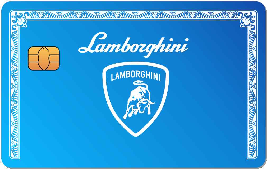 Lamborghini Metal Credit Card - The Rich Card