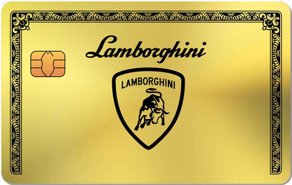 Lamborghini Metal Credit Card - The Rich Card