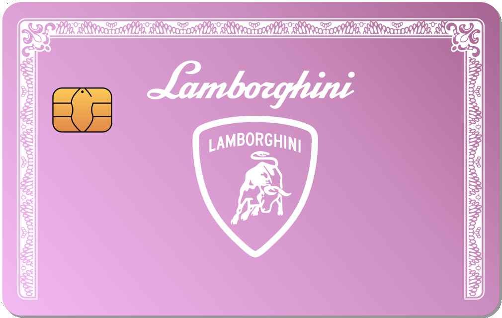 Lamborghini Metal Credit Card - The Rich Card