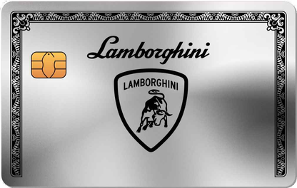 Lamborghini Metal Credit Card - The Rich Card