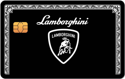 Lamborghini Metal Credit Card - The Rich Card