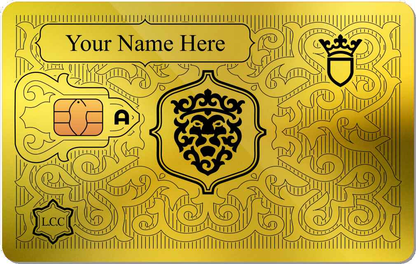 Lion Metal Credit Card - The Rich Card