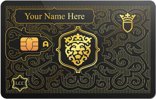 Lion Metal Credit Card - The Rich Card