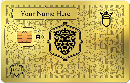 Lion Metal Credit Card - The Rich Card