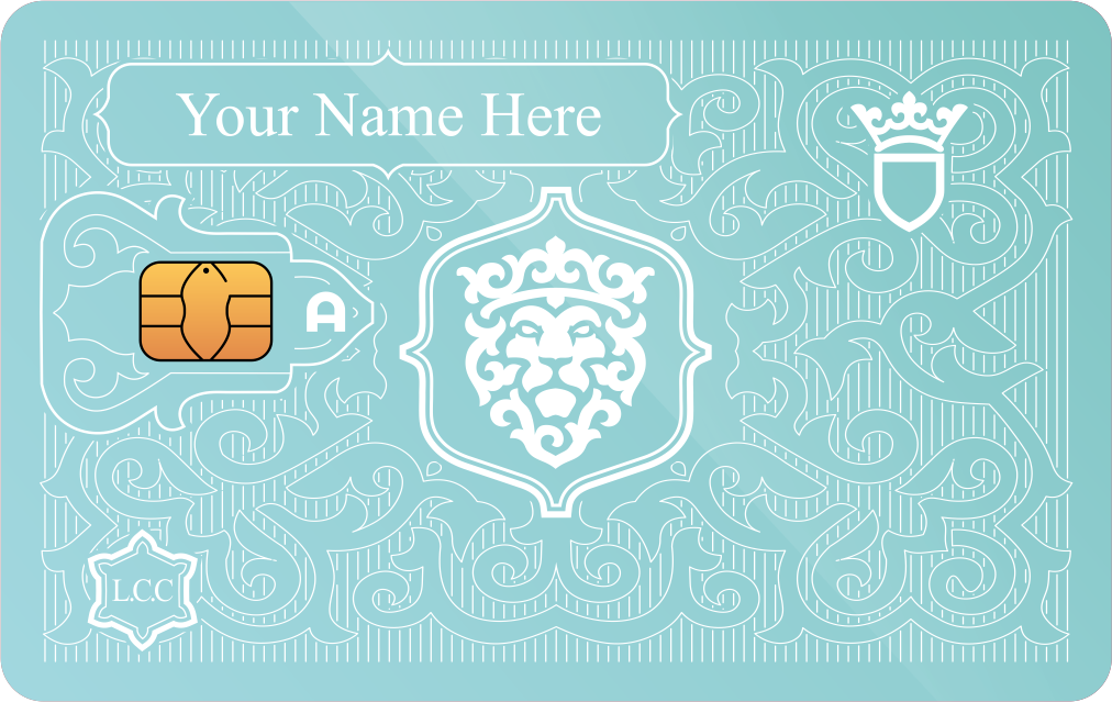Lion Metal Credit Card - The Rich Card