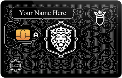 Lion Metal Credit Card - The Rich Card