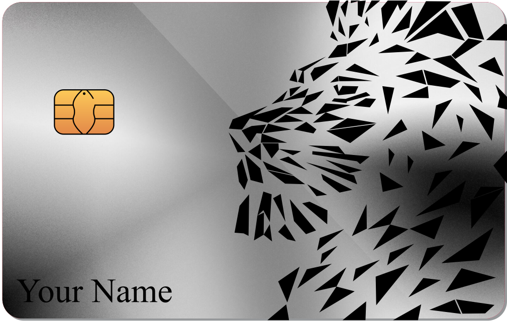 HSB Lion Metal Credit Card - The Rich Card