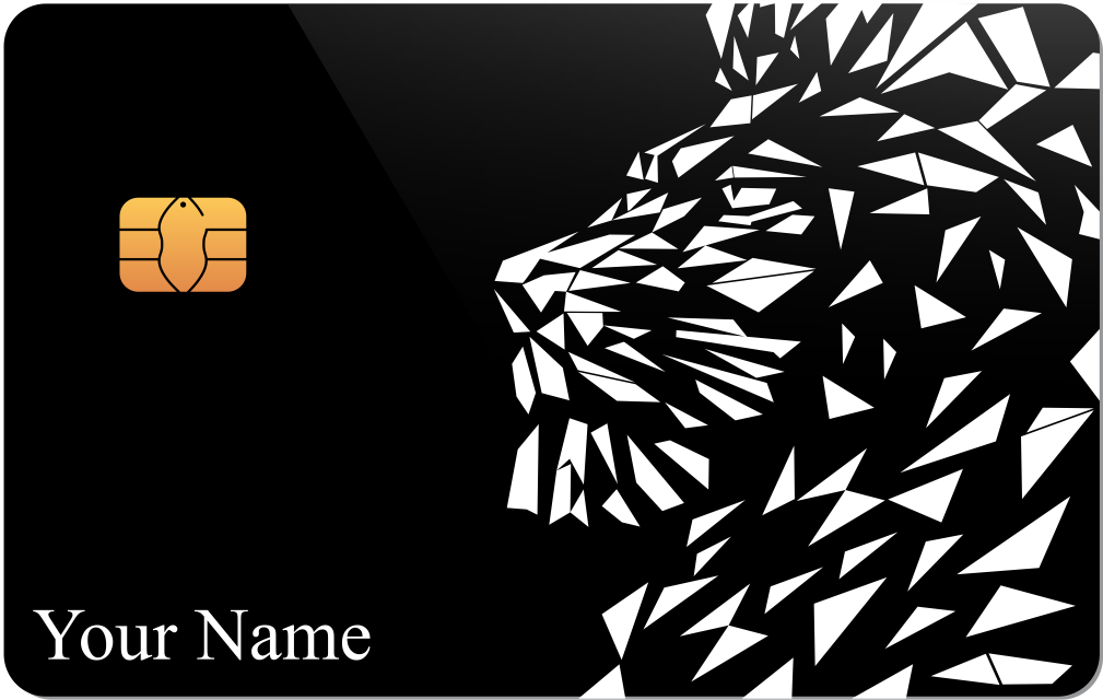 HSB Lion Metal Credit Card - The Rich Card