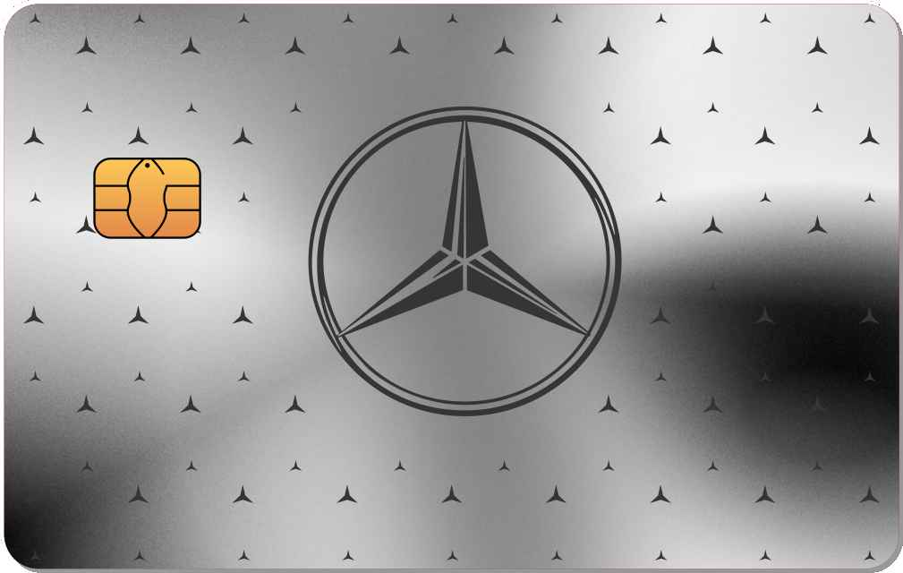 Mercedes Design Metal Card - The Rich Card
