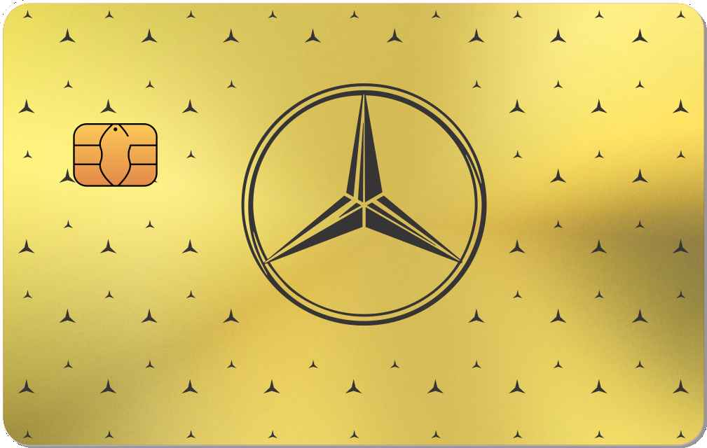 Mercedes Design Metal Card - The Rich Card