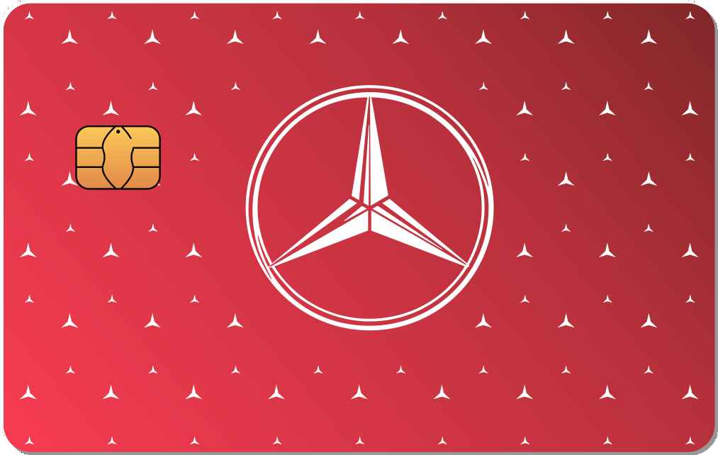 Mercedes Design Metal Card - The Rich Card