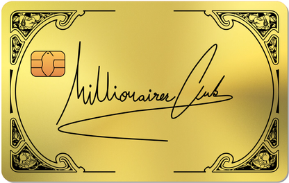 Millionaire Club Metal Card